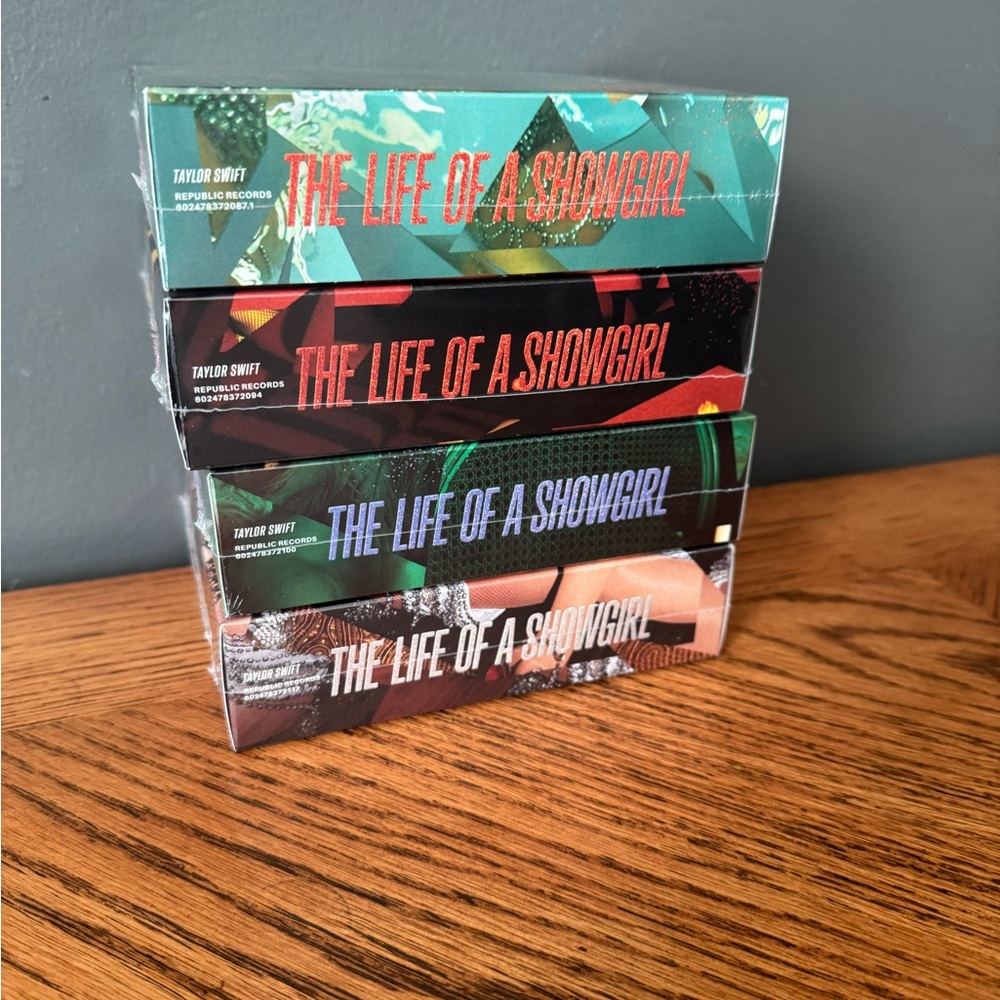 The Life of a Showgirl (TLOAS)  
Deluxe CD Bundle - All Four - Unopened